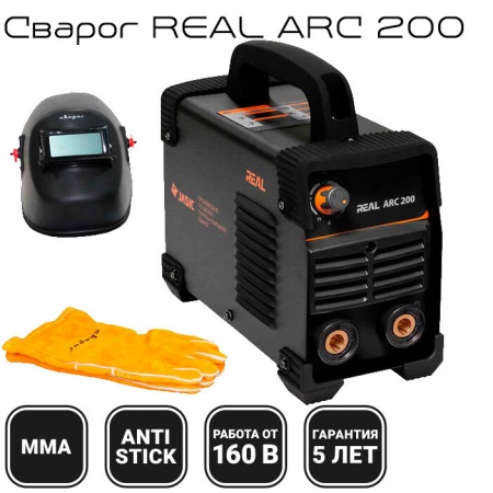 Сварочный инвертор Сварог REAL ARC 200 (Z238N) black